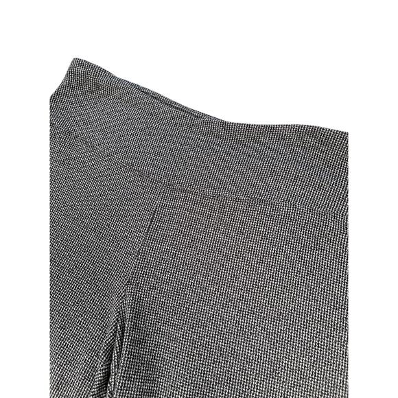 J Jill Wearever Collection Pants Womens Large Houndstooth Smooth Fit Slim Leg - Picture 2 of 5